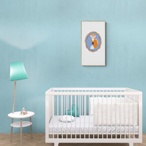 Cute Fox | Kids Art | Modern Wall Art Decor | Minimalist Digital Prints - Picture 3 of 4